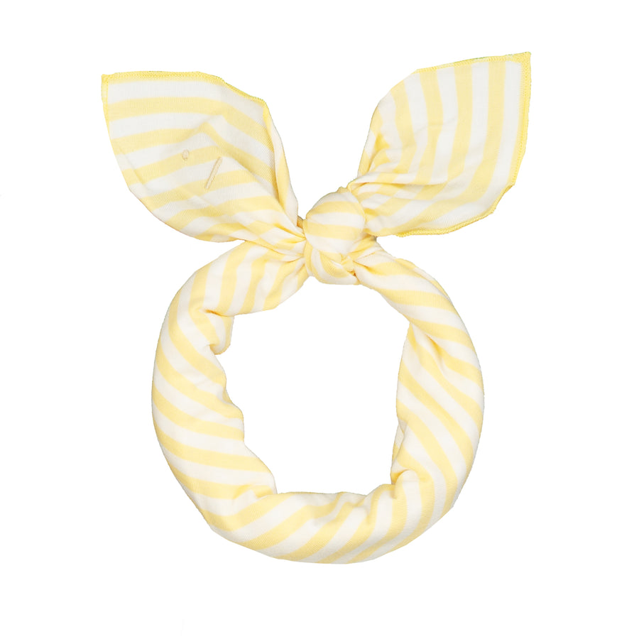 head scarf yellow stripe