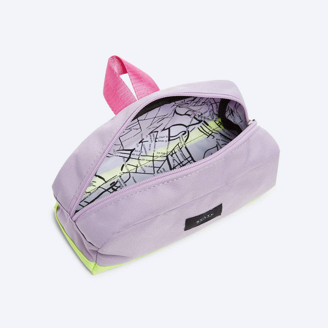 clinton pencil case pink lemon