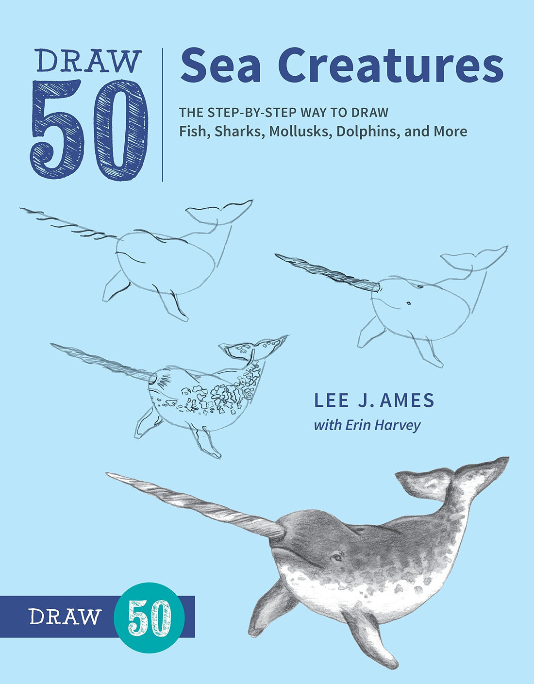 draw 50 sea creatures book