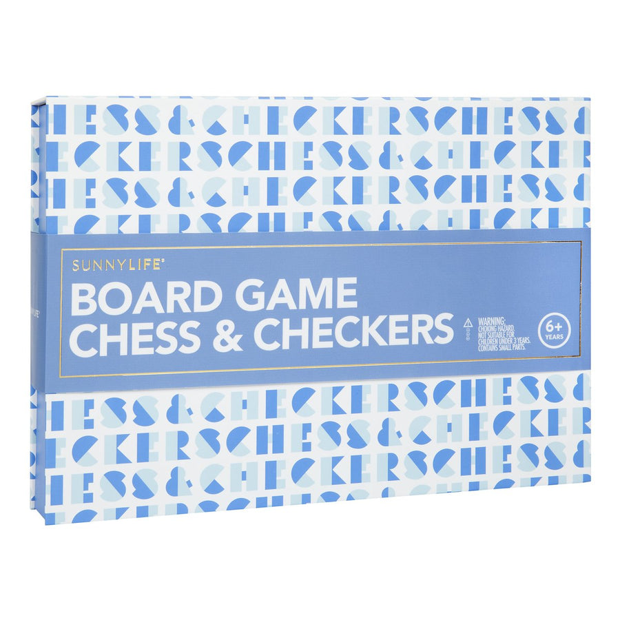 Poppy Checkers board game chess & checkers – Poppy Marché