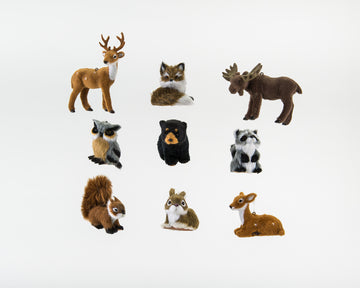 woodland animal ornament 2"-4.5"