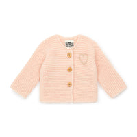 baby cardigan eau de rose