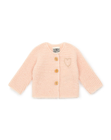 baby cardigan eau de rose