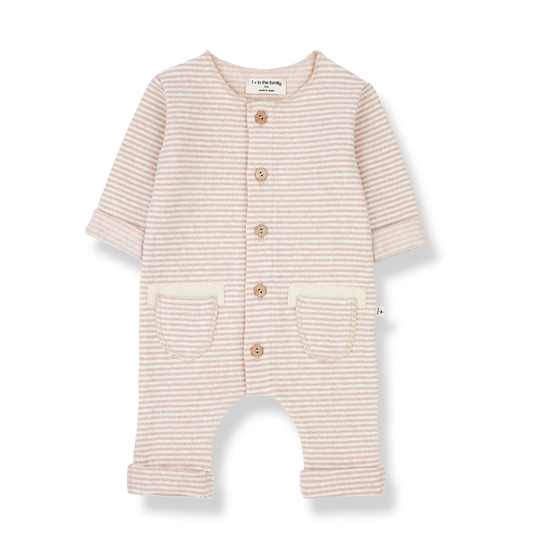 baby archer jumpsuit nude