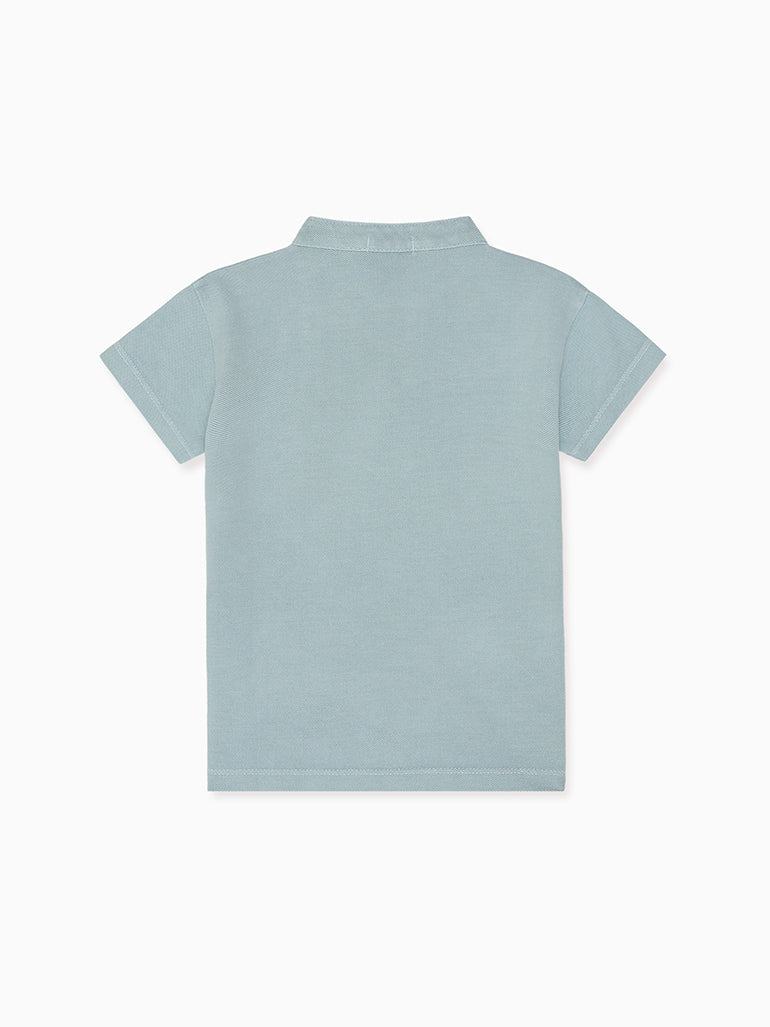 boys alcon polo shirt sage