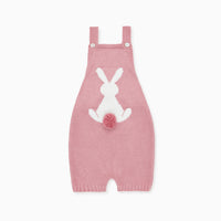crispa knitted dungarees pink
