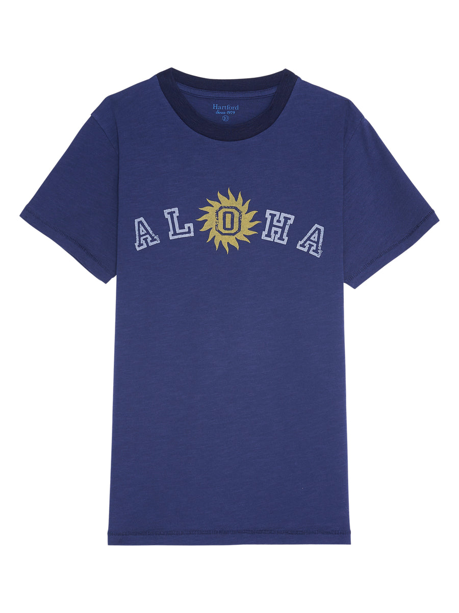 aloha tee navy