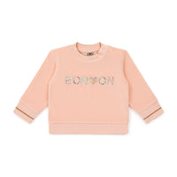 baby velvet logo sweatshirt