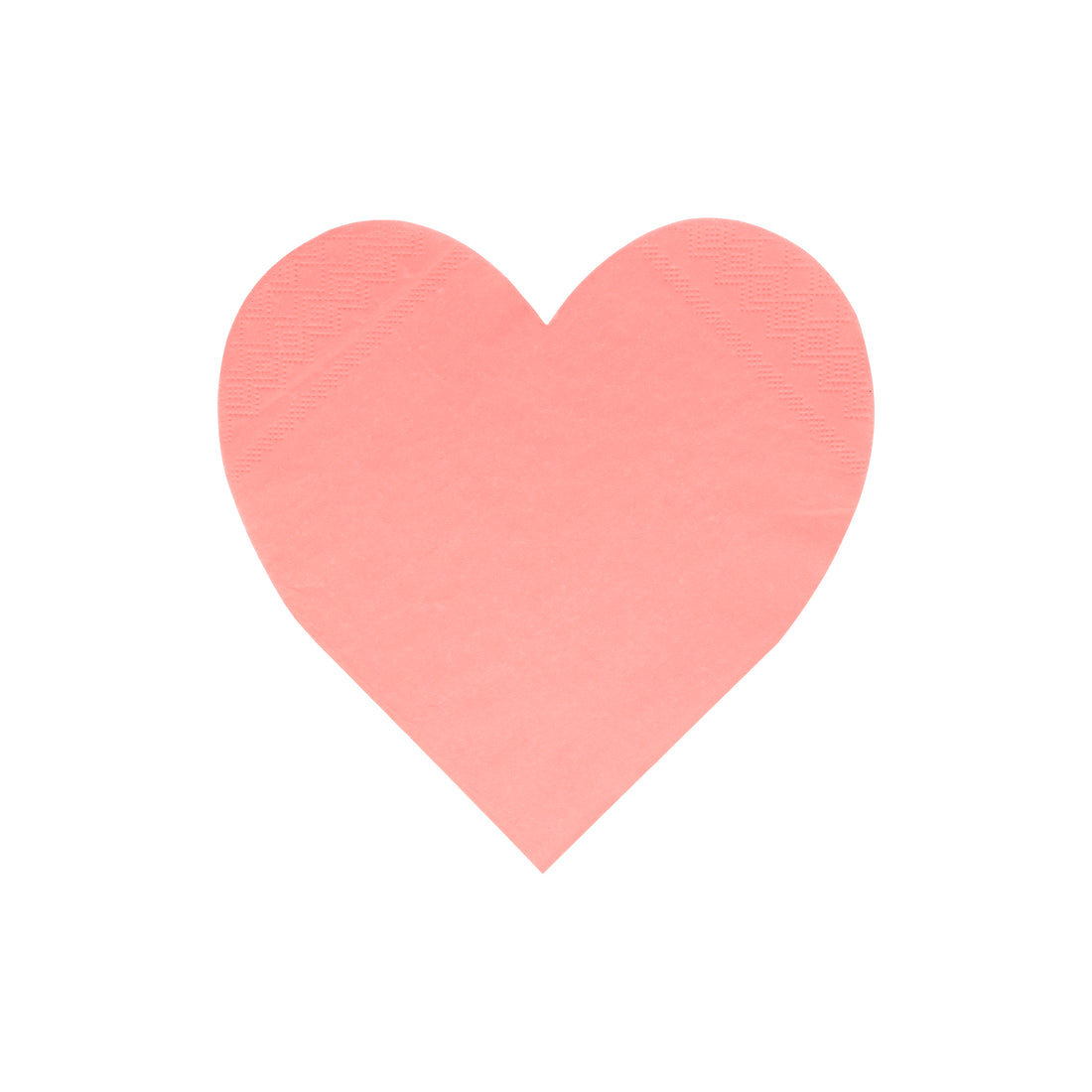 large pink heart napkins