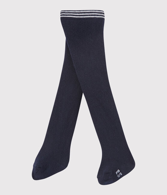 baby tights navy
