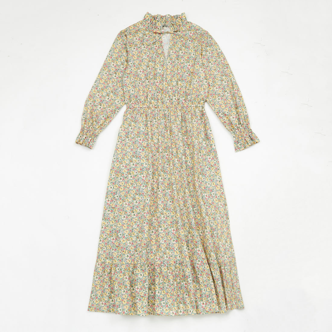 women's grace gold button dress