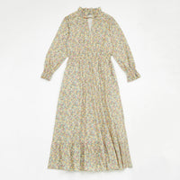women's grace gold button dress