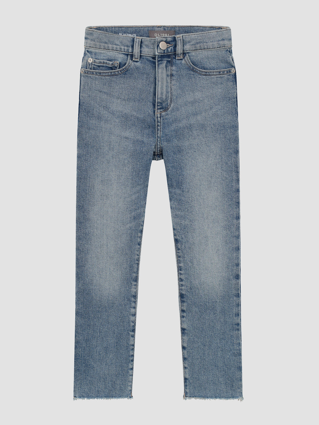 emie high rise straight jean glacier
