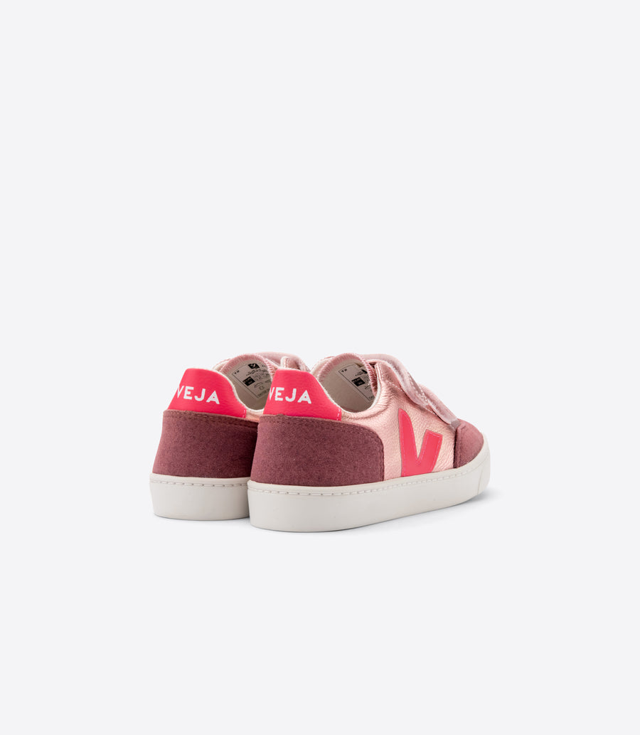 v-12 velcro sneaker rose fluo