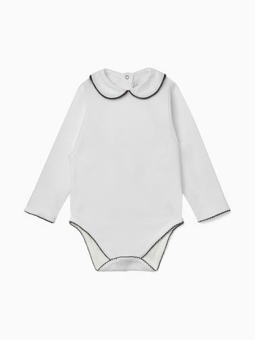 baby lirio onesie white