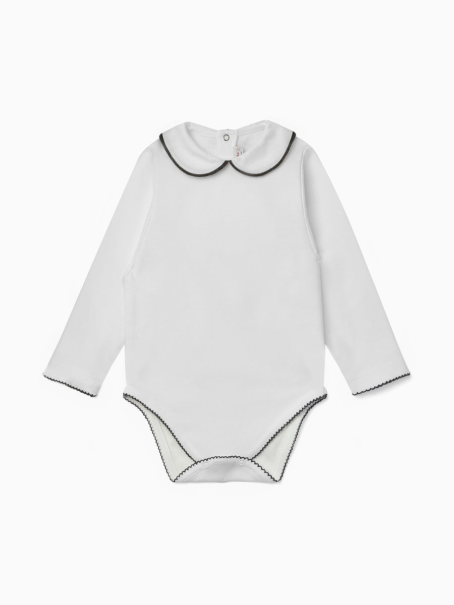 baby lirio onesie white
