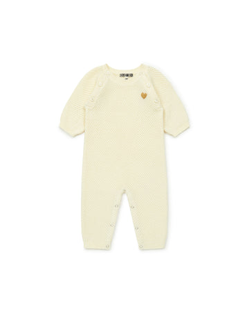baby onesie creme