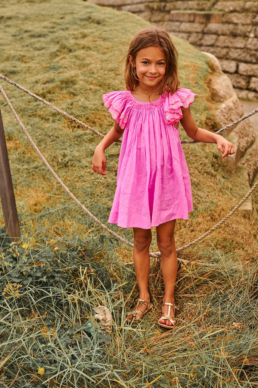 teagan dress candy grape