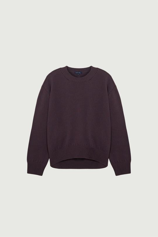 leontine violet wool sweater