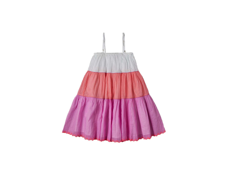 adeline dress coral spring
