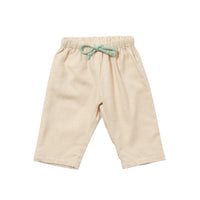 baby bowie pant oatmeal flannel