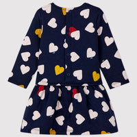 testina ls quilted heart print dress