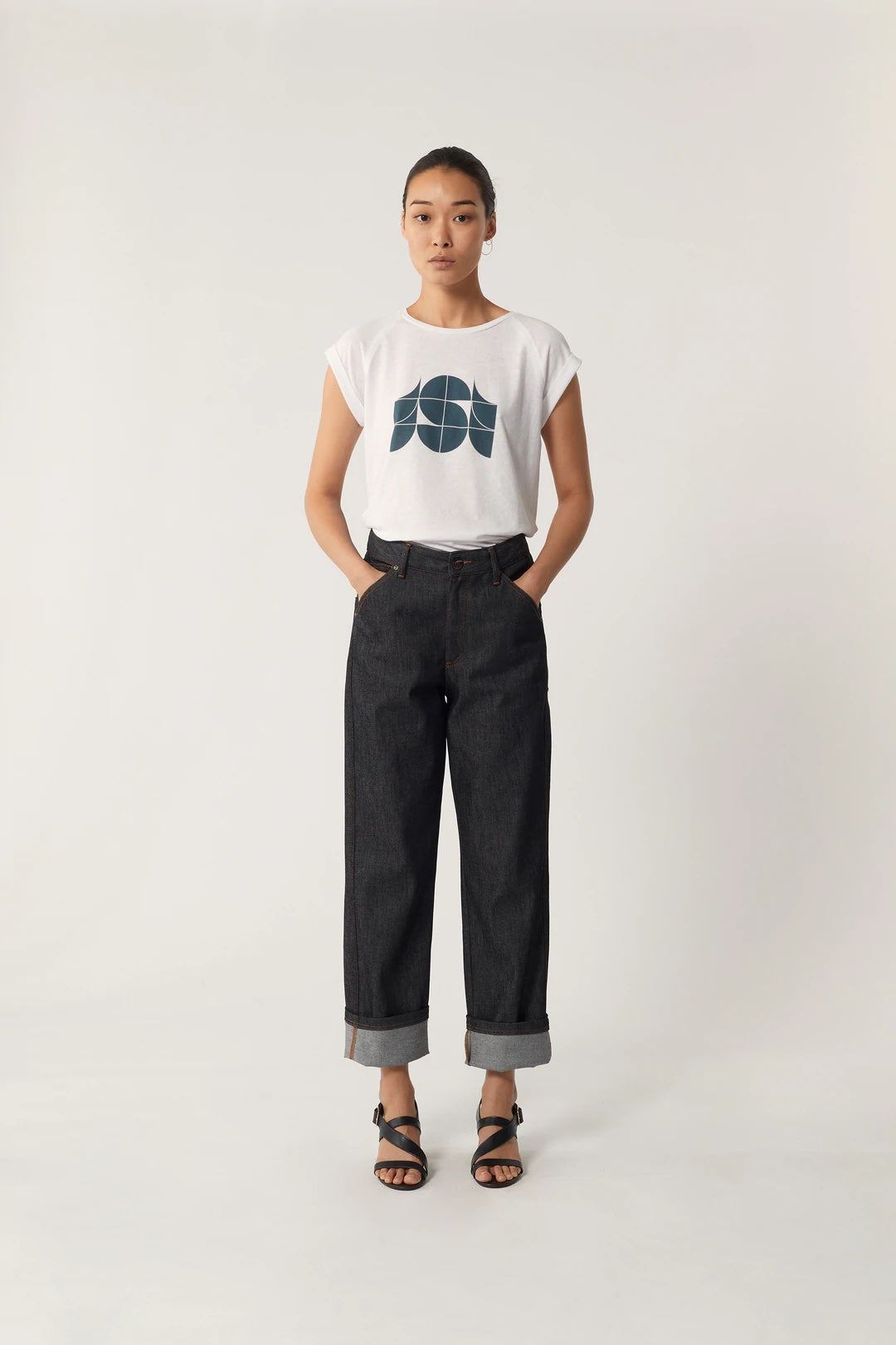 women's valentina tee blanc