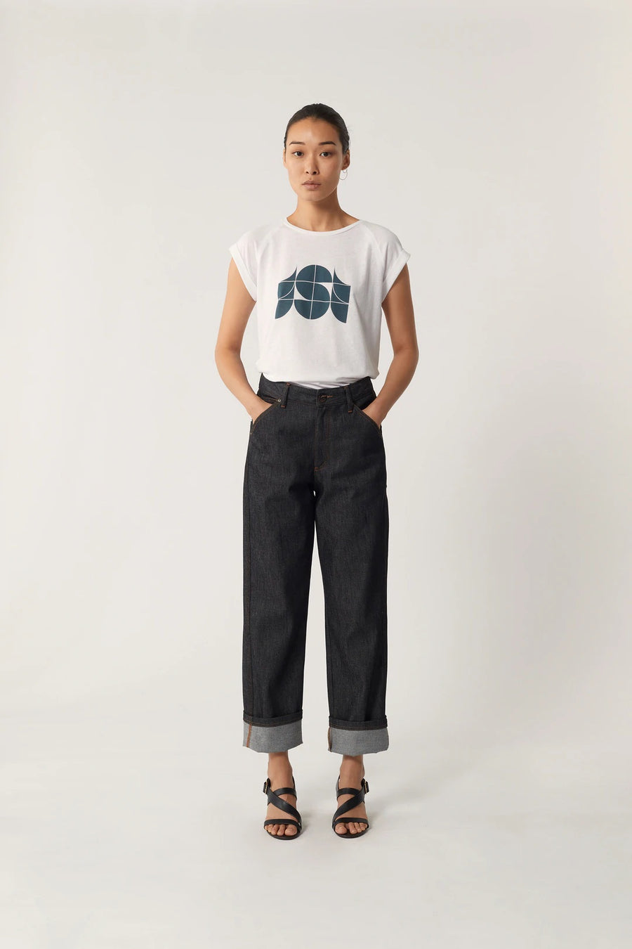women's valentina tee blanc