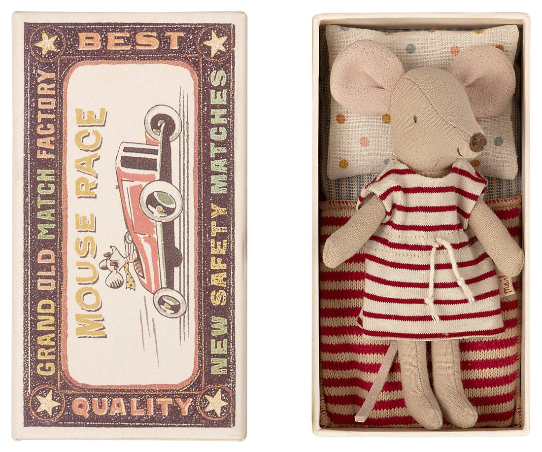big sister mouse in matchbox