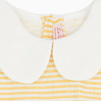 lina rompersuit yellow stripe