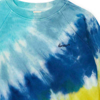 tie dye sweatshirt bleu