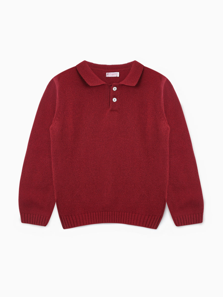 brio jumper burgundy