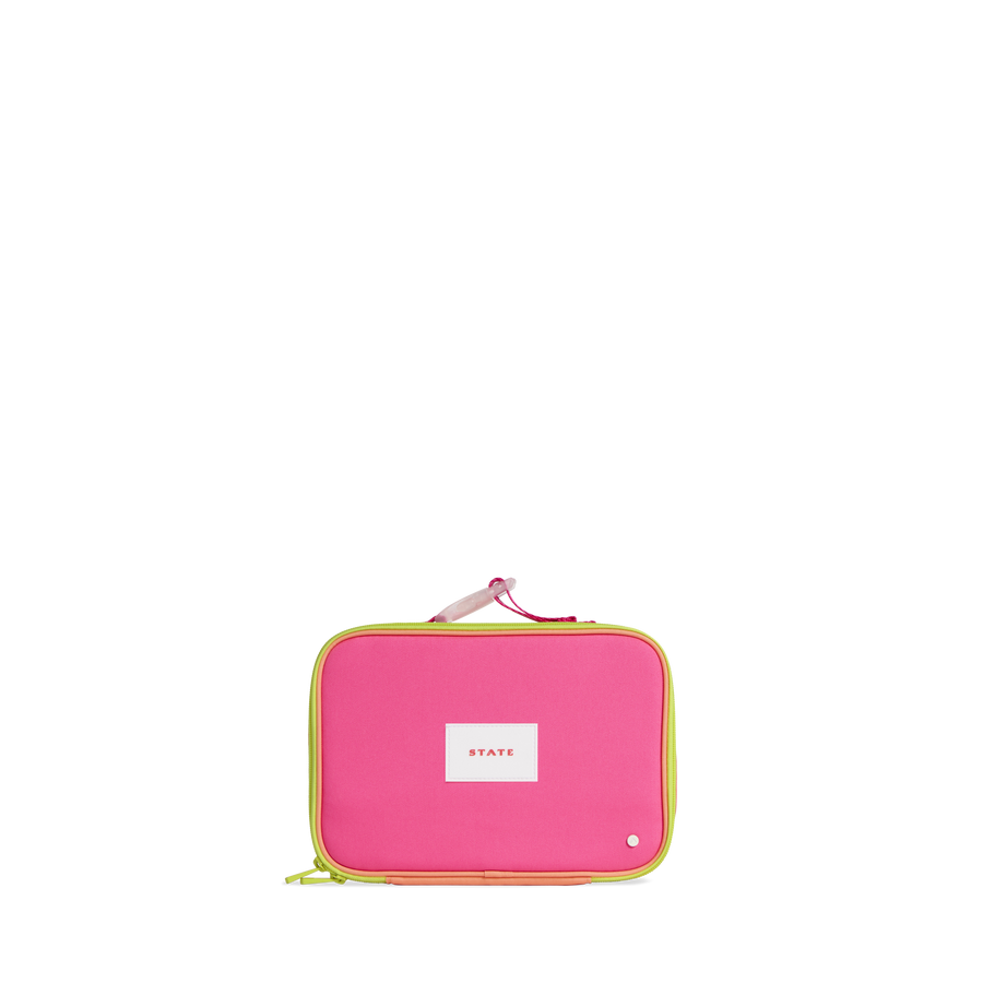 rodgers lunch box orange pink