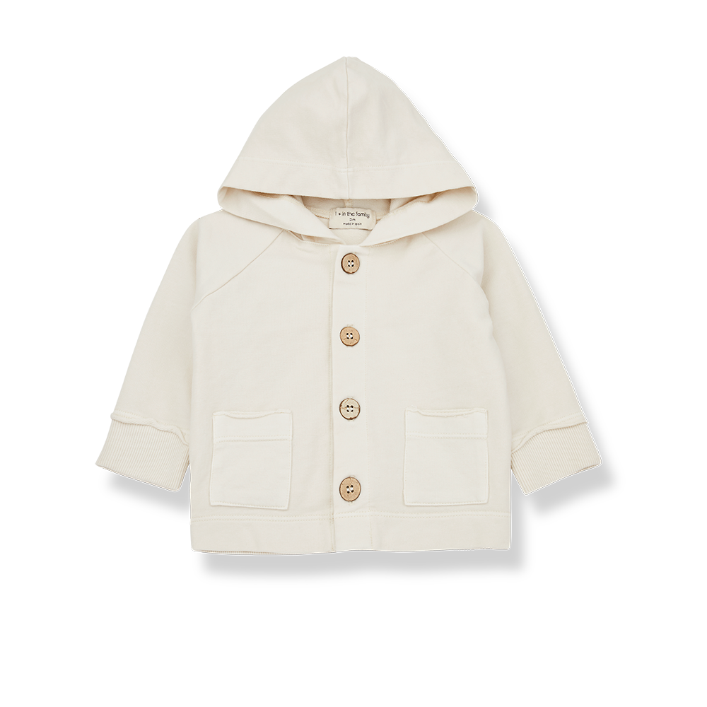 roger hooded jacket bone