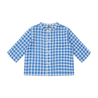 tunic vichy bleu