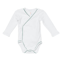 baby crossbody onesie seafoam