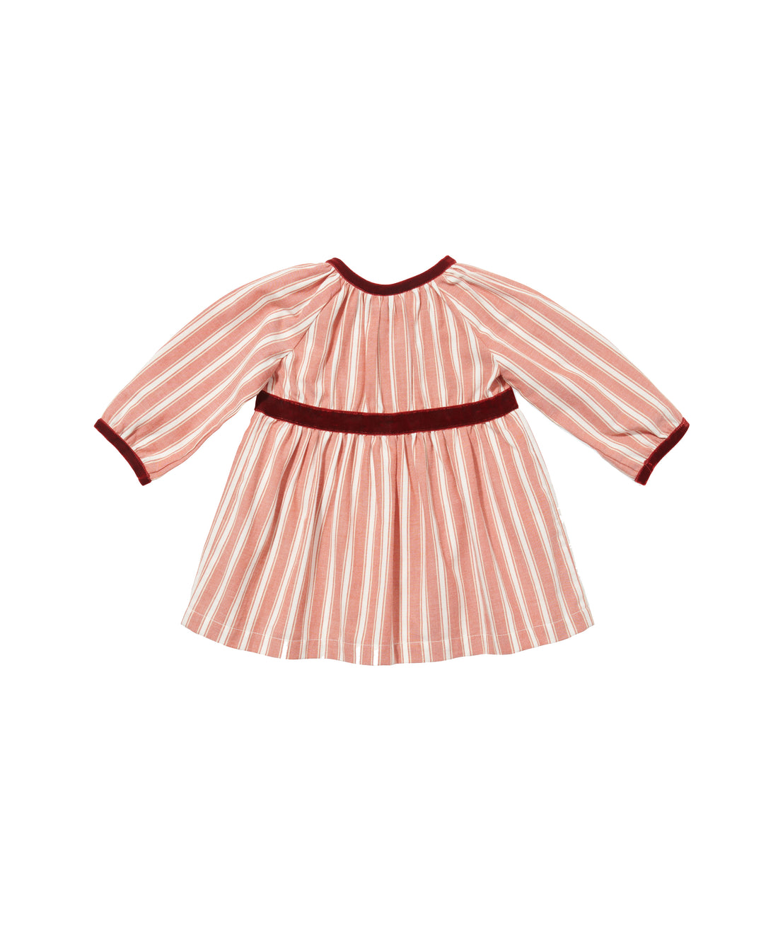 baby elizabeth dress holiday stripe