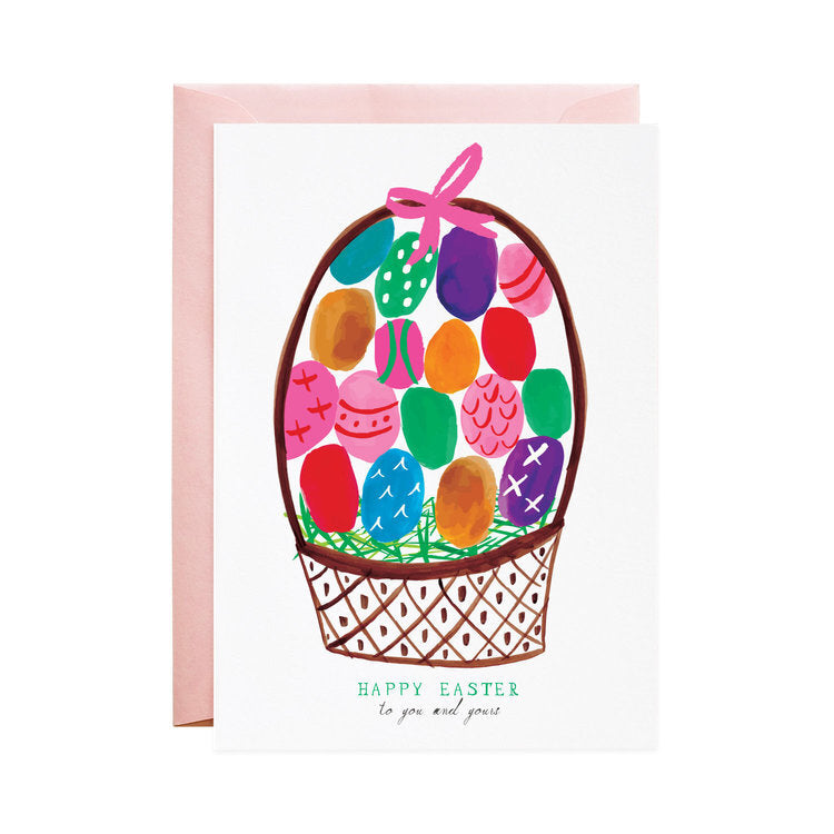 happy easter greeting card