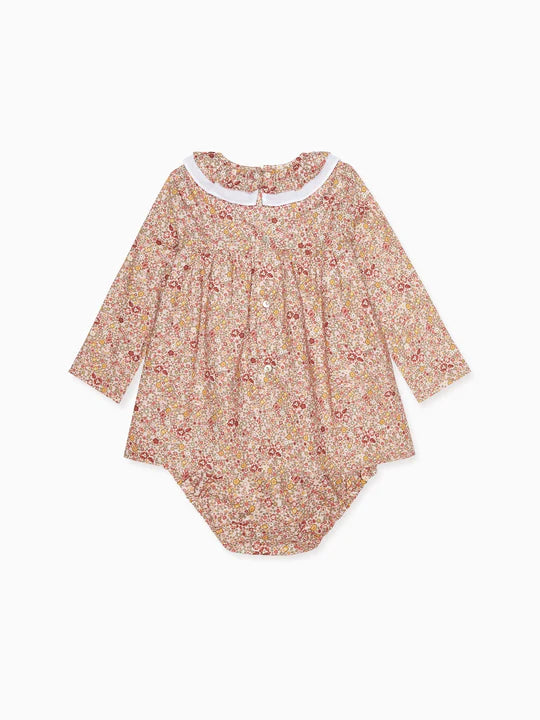 baby carmen set pink floral