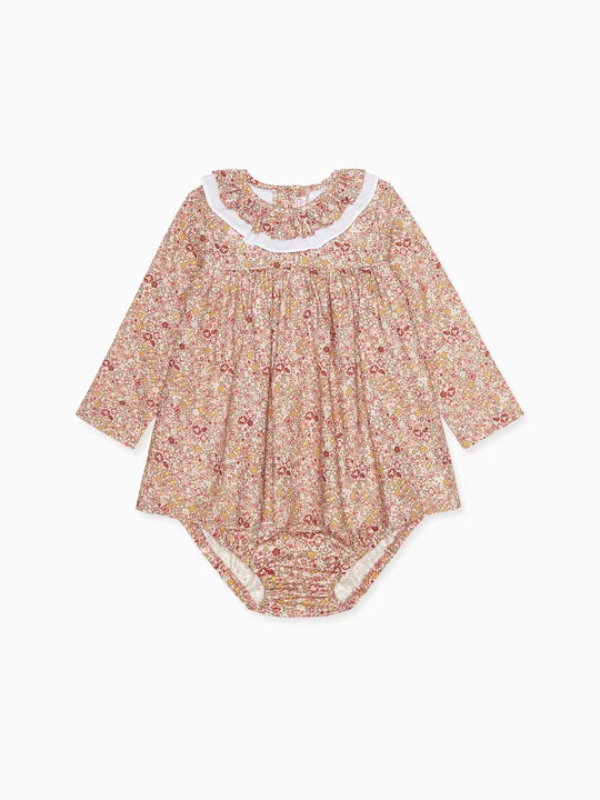 baby carmen set pink floral