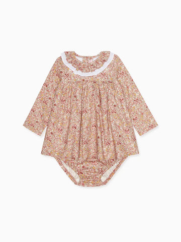 baby carmen set pink floral