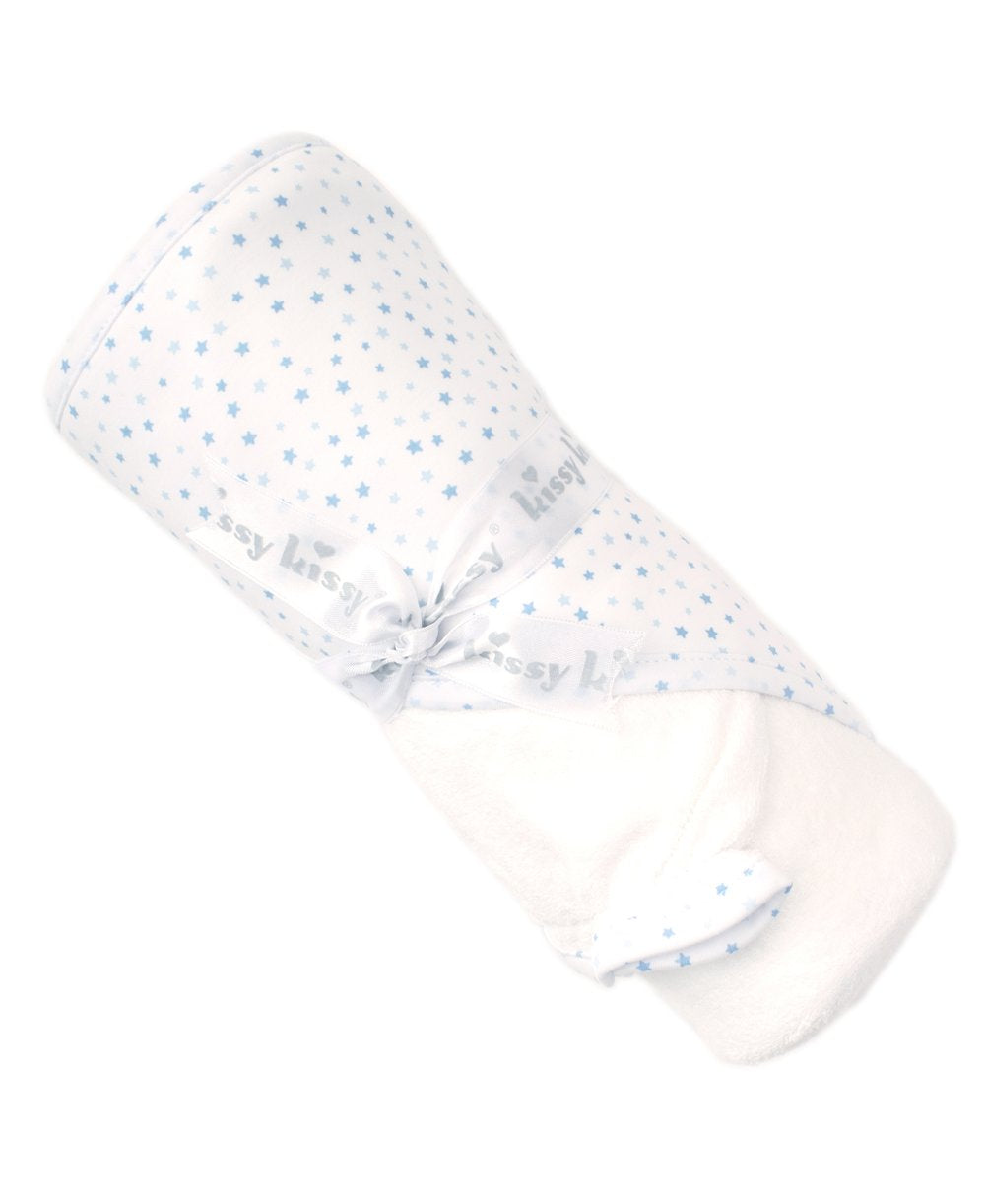 star printed towel and washing mitt duo packaging