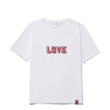 the women's modern block love tee