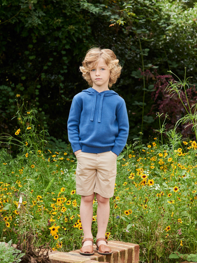 leo hoodie jumper blue