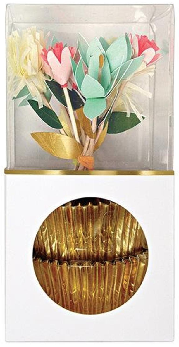 flower bouquet cupcake kit