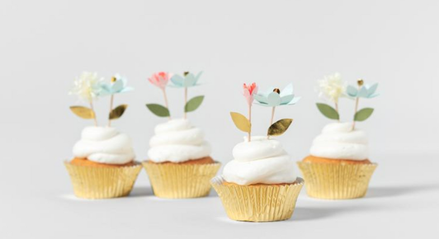 flower bouquet cupcake kit