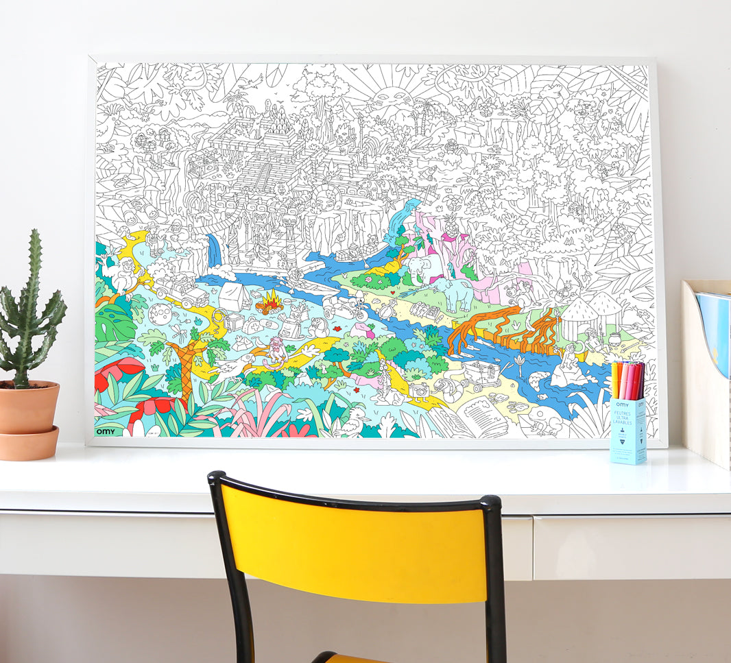 jungle folded poster
