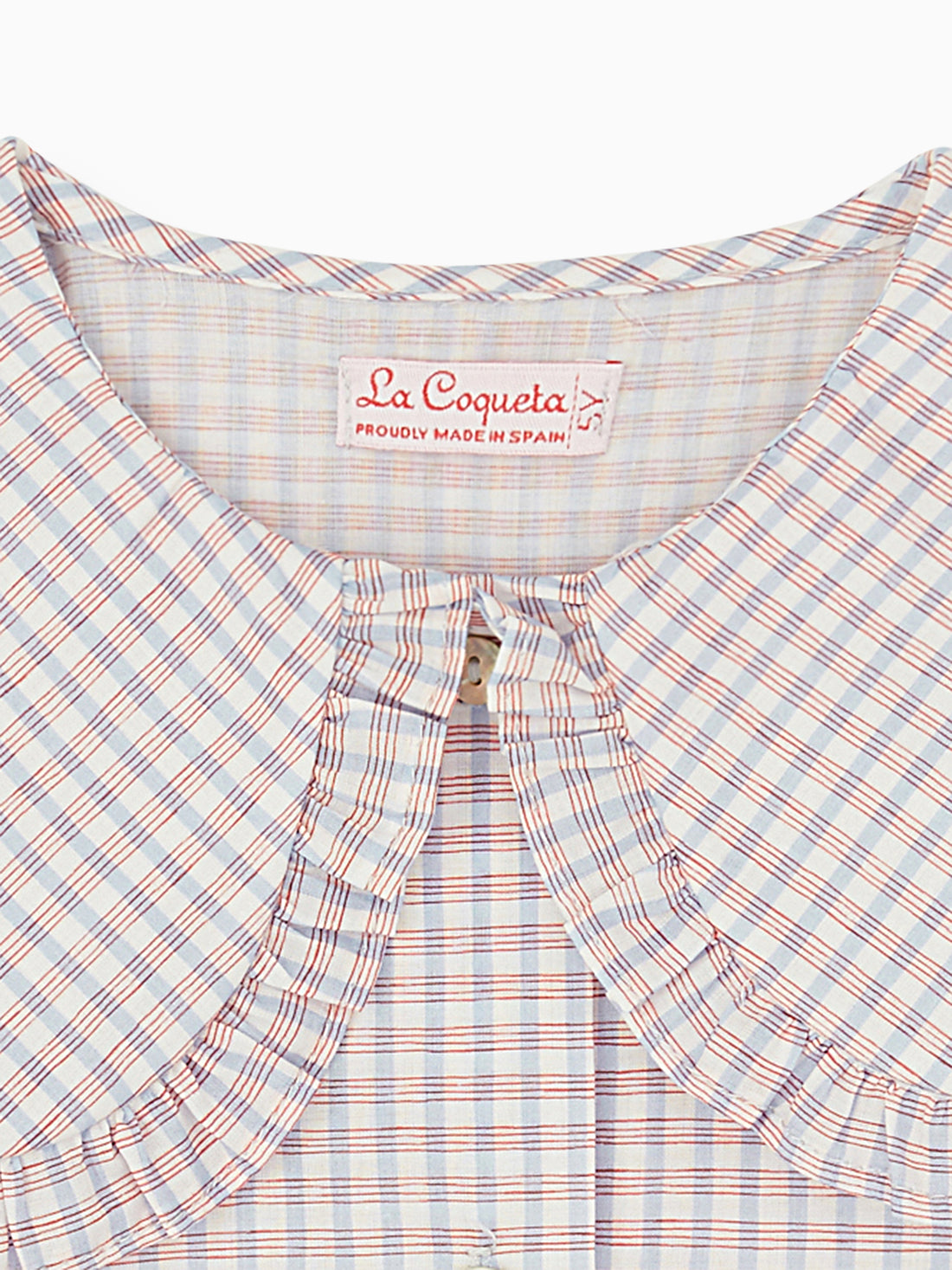sarita shirt blue check