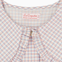 sarita shirt blue check