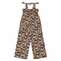 romper fleur bleu